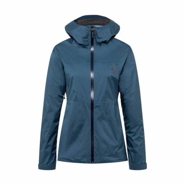 Offres ⌛ Black Diamond Stormline Stretch Rain Shell – Veste imperméable femme 👏 qualité supérieure 9