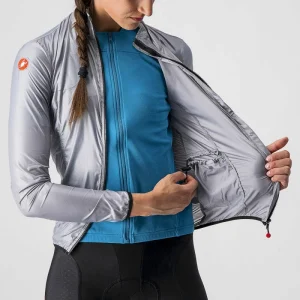 Remise 👏 Castelli Aria Shell – Veste vélo femme 👍 pas cher en vente 15