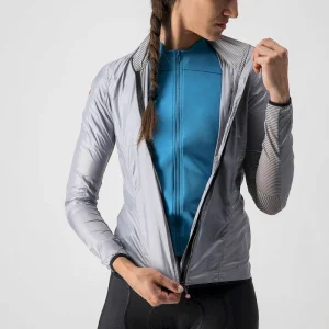 Remise 👏 Castelli Aria Shell – Veste vélo femme 👍 pas cher en vente 17