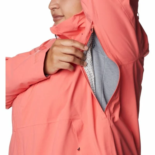 Retour Facile et Gratuit Promo 🔔 Columbia Omni-Tech Ampli-Dry Shell – Veste imperméable femme 👏 10