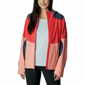 magasin pas cher Bon marché 😍 Columbia Titan Pass 2.5L Shell – Veste imperméable femme 😀 13