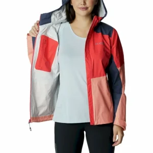 magasin pas cher Bon marché 😍 Columbia Titan Pass 2.5L Shell – Veste imperméable femme 😀 15