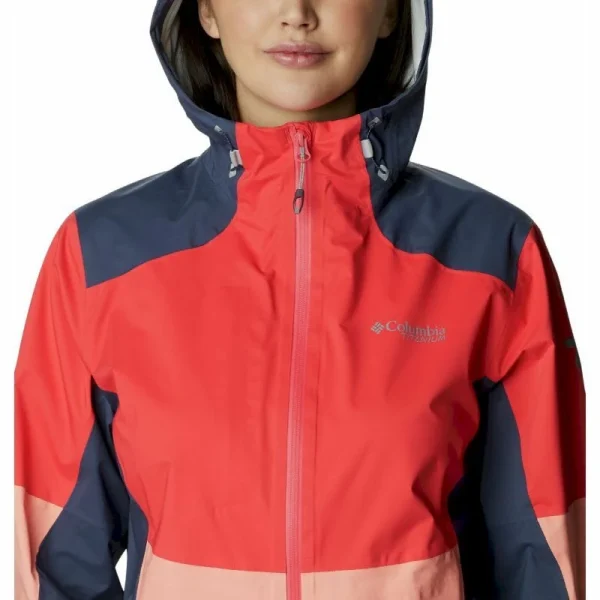 magasin pas cher Bon marché 😍 Columbia Titan Pass 2.5L Shell – Veste imperméable femme 😀 7