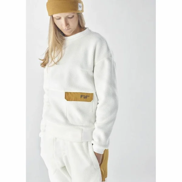 Coupon ✨ FW Apparel Root Light Sherpa Crew – Polaire femme ⌛ pas cher en ligne 1