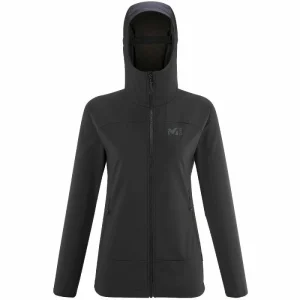 Bon marché 🤩 Millet Fusion Shield Hoodie – Veste softshell femme 🛒 magasin pas cher 6