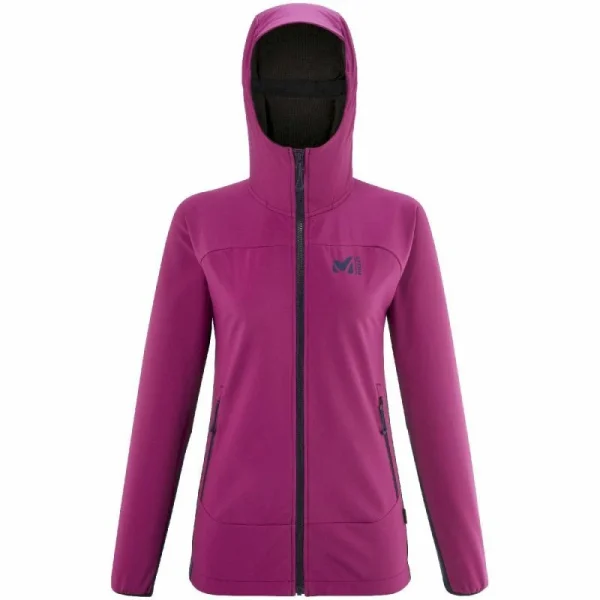 Bon marché 🤩 Millet Fusion Shield Hoodie – Veste softshell femme 🛒 magasin pas cher 1