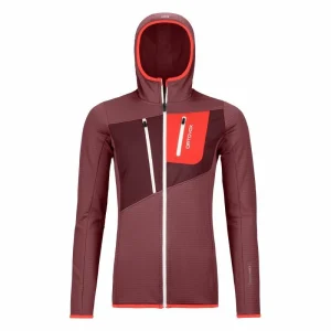 mode Meilleur prix 😉 Ortovox Fleece Grid Hoody – Polaire femme 😉 22