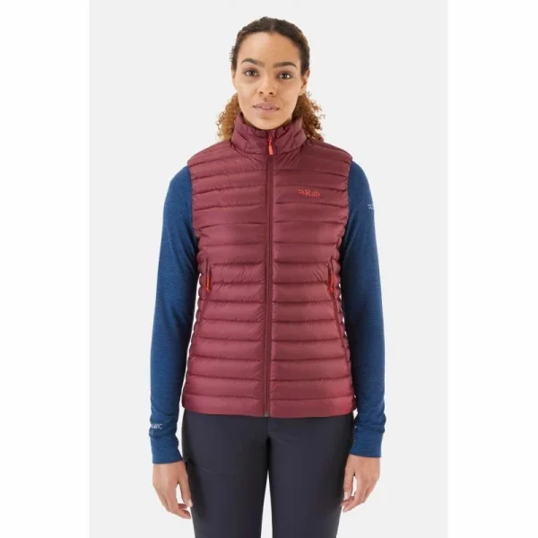 haute qualité Top 10 ❤️ Rab Microlight Vest – Doudoune sans manches femme 🎁 1