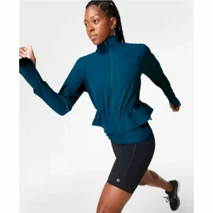 Promo 🥰 Sweaty Betty Fast Lane Running Jacket – Veste coupe-vent femme 🎉 achetez 24