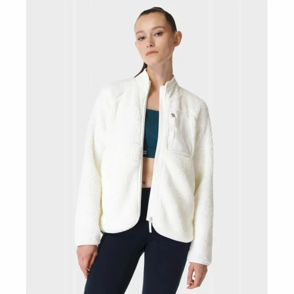 Coupon 🔥 Sweaty Betty Pennine Zip Through – Polaire femme 🔥 Nouveau 1